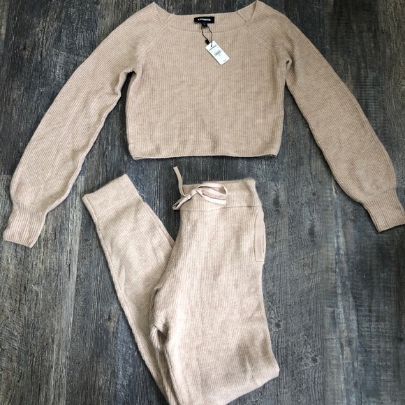 Express Other - NWT Express crop sweater with matching pants